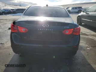 2017 Infiniti Q50 Premium with VIN JN1EV7AP4HM730609, listed as a Copart auction lot 87855375 with 105,949 mi miles and Salvage Title. Bid and sale history available at DreamBid. Image 6.