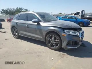 2019 Audi SQ5 Premium Plus with VIN WA1B4AFY1K2086906, listed as a Copart auction lot 71392894 with 111,327 mi miles and Salvage Title. Bid and sale history available at DreamBid. Image 4.