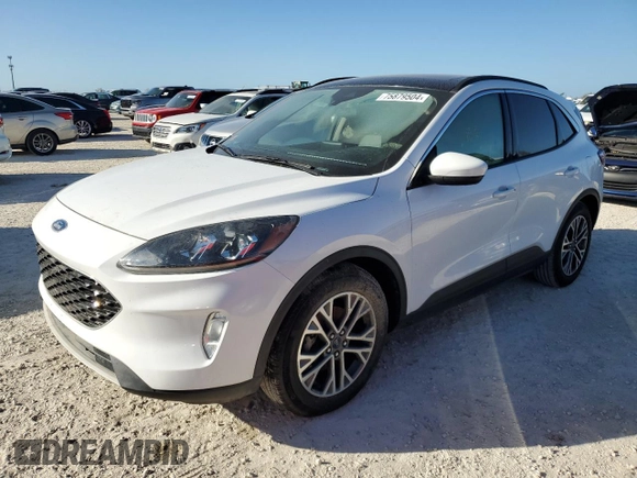 2020 Ford Escape SEL with VIN 1FMCU0H66LUA35564, listed as a Copart auction lot 43347825 with Not Provided miles and Non Repairable. Bid and sale history available at carsss.com. Image 1.