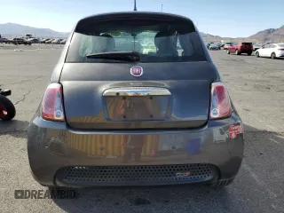 2018 FIAT 500e with VIN 3C3CFFGE1JT369314, listed as a Copart auction lot 61150135 with 44,664 mi miles and Salvage title. Bid and sale history available at DreamBid. Image 6.