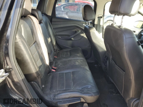 2014 Ford Escape Titanium with VIN 1FMCU9J94EUE57909, listed as a Copart auction lot 51955785 with 154,819 mi miles and Salvage Title. Bid and sale history available at DreamBid. Image 12.