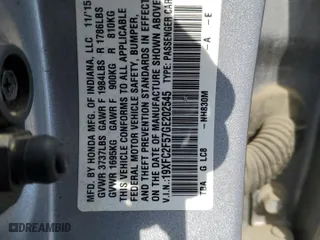 2016 Honda Civic Sedan LX with VIN 19XFC2F57GE202545, listed as a Copart auction lot 53716305 with 206,424 mi miles and Salvage Title. Bid and sale history available at carsss.com. Image 12.