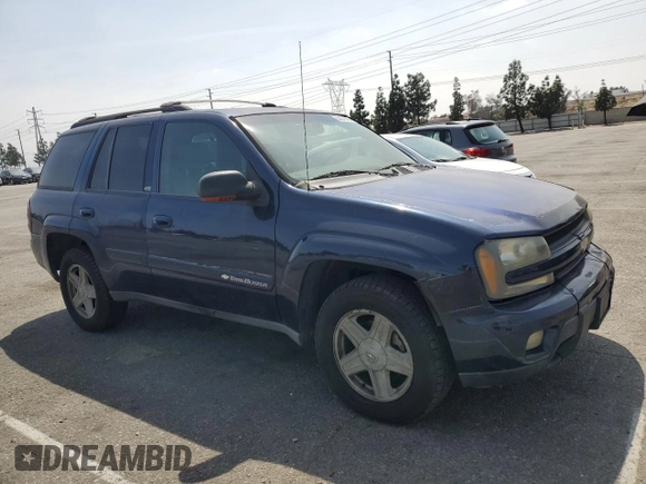 2003 Chevrolet TrailBlazer LS with VIN 1GNDS13S632155280, listed as a Copart auction lot 54379485 with 162,251 mi miles and Clean Title. Bid and sale history available at carsss.com. Image 4.