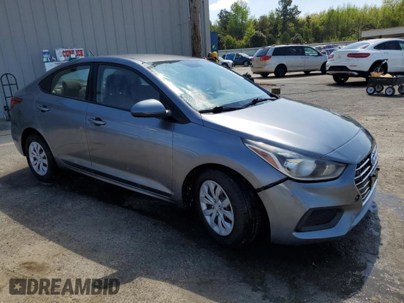 2019 Hyundai Accent SE with VIN 3KPC24A33KE039764, listed as a Copart auction lot 52211185 with 153,078 mi miles and Non Repairable. Bid and sale history available at DreamBid. Image 4.