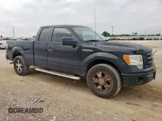 2010 Ford F-150 XL with VIN 1FTEX1CW9AKC19892, listed as a Copart auction lot 63343325 with 164,158 mi miles and Salvage title. Bid and sale history available at DreamBid. Image 4.