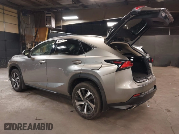 2019 Lexus NX with VIN JTJBARBZ3K2184568, listed as a IAAI auction lot 41839309 with 61,681 mi miles. Bid and sale history available at carsss.com. Image 3.