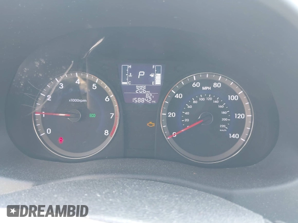 2016 Hyundai Accent SE with VIN KMHCT5AE5GU265720, listed as a IAAI auction lot 41985018 with 158,842 mi miles. Bid and sale history available at carsss.com. Image 7.