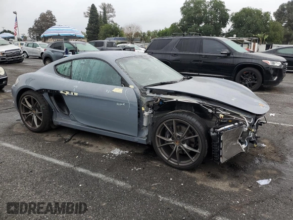 2024 Porsche 718 Cayman z VIN WP0AA2A88RK255448, wystawiony jako Copart lot #49847655 z przebiegiem 16 047 mil mil oraz Szkoda całkowita • Salvage title. Historia ofert i sprzedaży dostępna na DreamBid. Obrazek 4.