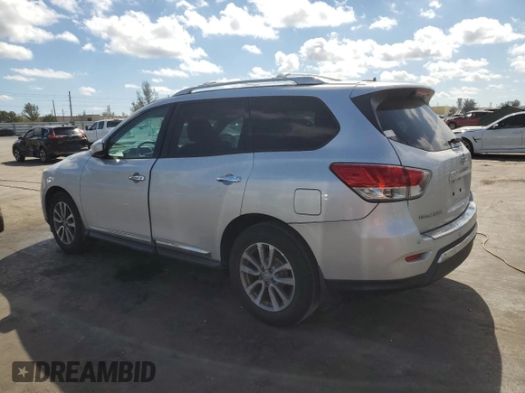 2014 Nissan Pathfinder SL with VIN 5N1AR2MN7EC627968, listed as a Copart auction lot 43920065 with 47,210 mi miles and Salvage Title. Bid and sale history available at DreamBid. Image 2.
