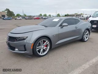2022 Chevrolet Camaro 1LT with VIN 1G1FB1RX6N0123456, listed as a IAAI auction lot 42066753 with 1 mi miles. Bid and sale history available at carsss.com. Image 2.