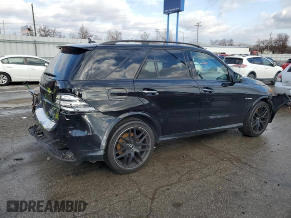 2016 Mercedes-Benz M 63 AMG with VIN 4JGDA7EBXGA701808, listed as a Copart auction lot 83039554 with 90,116 mi miles and Salvage Title. Bid and sale history available at carsss.com. Image 3.