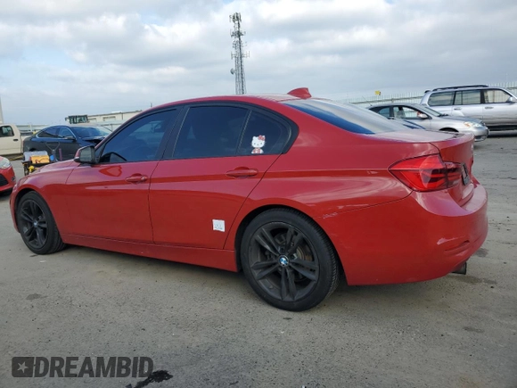 2016 BMW 3 Series 320i with VIN WBA8A9C50GK617745, listed as a Copart auction lot 46170085 with 143,729 mi miles and Salvage Title. Bid and sale history available at carsss.com. Image 2.