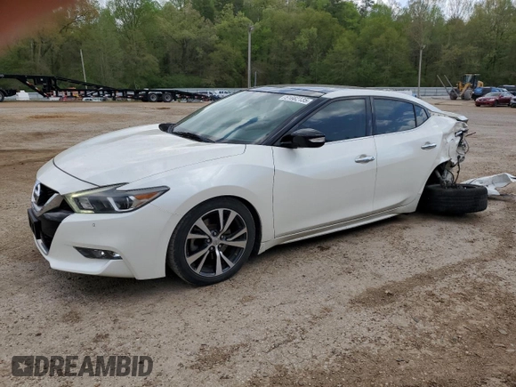 2016 Nissan Maxima SL with VIN 1N4AA6AP4GC377445, listed as a Copart auction lot 51662135 with 54,450 mi miles and Salvage Title. Bid and sale history available at DreamBid. Image 1.