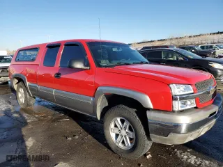 2003 Chevrolet Silverado 1500 LT with VIN 1GCEK19T33Z151854, listed as a Copart auction lot 89107845 with 164,732 mi miles and Salvage Title. Bid and sale history available at carsss.com. Image 4.