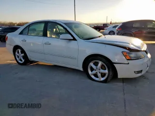 2006 Hyundai Sonata GLS with VIN 5NPEU46F26H090552, listed as a Copart auction lot 47216175 with 142,244 mi miles and Clean Title. Bid and sale history available at DreamBid. Image 4.