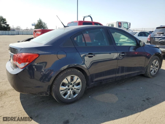 2014 Chevrolet Cruze LS with VIN 1G1PB5SH6E7481792, listed as a Copart auction lot 48857475 with 122,821 mi miles and Salvage Title. Bid and sale history available at carsss.com. Image 3.