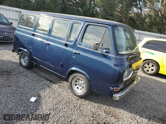 1961 Ford Econoline Cargo with VIN E10SH122862, listed as a Copart auction lot 81049724 with 105,031 mi miles and Salvage Title. Bid and sale history available at DreamBid. Image 4.