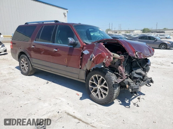 2015 Ford Expedition Max XLT with VIN 1FMJK1JT2FEF16655, listed as a Copart auction lot 52259425 with 157,242 mi miles and Salvage title. Bid and sale history available at DreamBid. Image 4.