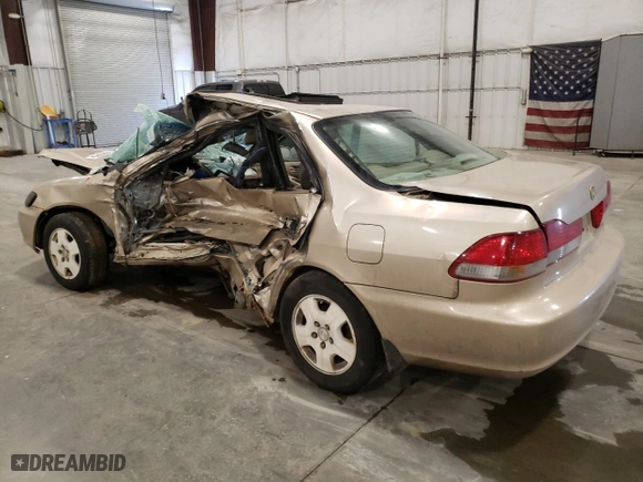 2001 Honda Accord Sdn EX w/Leather with VIN 1HGCG16531A052382, listed as a Copart auction lot 52021015 with 0 mi miles and Salvage Title. Bid and sale history available at carsss.com. Image 2.