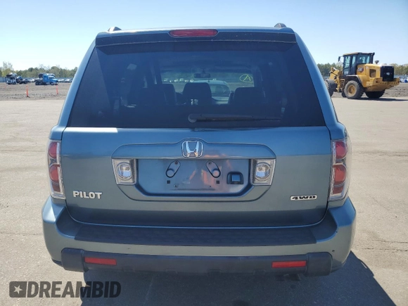 2006 Honda Pilot EX-L with VIN 2HKYF18766H561162, listed as a Copart auction lot 79991654 with 126,277 mi miles and Non Repairable. Bid and sale history available at DreamBid. Image 6.