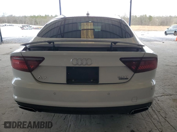 2016 Audi A7 3.0 Premium Plus with VIN WAUWGAFC5GN018677, listed as a Copart auction lot 38723524 with 131,621 mi miles. Bid and sale history available at carsss.com. Image 6.