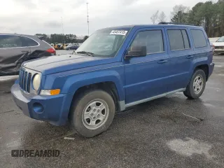 2010 Jeep Patriot Sport with VIN 1J4NT2GA0AD582810, listed as a Copart auction lot 45457415 with 77,786 mi miles and Clean Title. Bid and sale history available at carsss.com. Image 1.