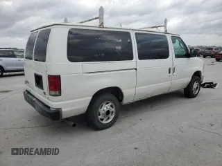 2008 Ford Econoline Passenger XL with VIN 1FMNE11W48DA43630, listed as a Copart auction lot 49705745 with 151,622 mi miles and Salvage Title. Bid and sale history available at DreamBid. Image 3.