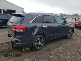2017 Kia Sorento EX with VIN 5XYPHDA51HG222464, listed as a Copart auction lot 58585465 with 80,401 mi miles and Salvage title. Bid and sale history available at DreamBid. Image 3.