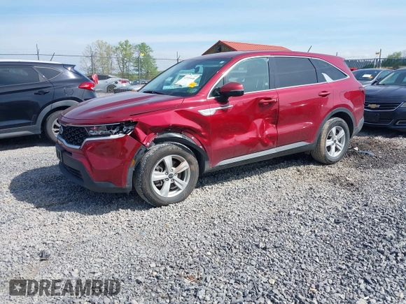 2021 Kia Sorento LX with VIN 5XYRG4LC1MG052981, listed as a IAAI auction lot 42199446 with 82,634 mi miles and . Bid and sale history available at DreamBid. Image 18.