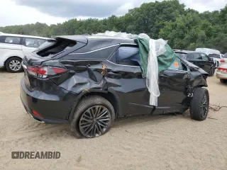 2022 Lexus RX with VIN 2T2HZMDA5NC329272, listed as a Copart auction lot 64598094 with 0 mi miles and Salvage Title. Bid and sale history available at carsss.com. Image 3.