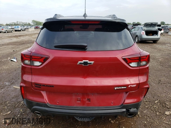 2021 Chevrolet TrailBlazer RS with VIN KL79MUSL7MB008713, listed as a Copart auction lot 68865353 with 12,847 mi miles. Bid and sale history available at carsss.com. Image 6.