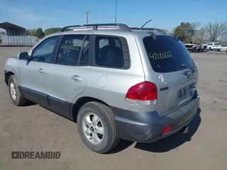 2006 Hyundai Santa Fe GLS with VIN KM8SC13D96U071585, listed as a IAAI auction lot 42005602 with 195,143 mi miles. Bid and sale history available at carsss.com. Image 3.