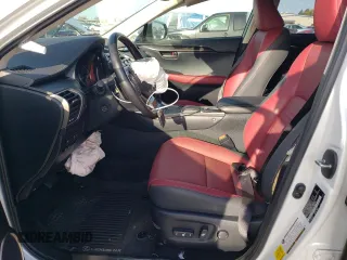 2021 Lexus NX 300h with VIN JTJGJRDZ0M5014172, listed as a Copart auction lot 52176455 with 43,644 mi miles and Salvage Title. Bid and sale history available at DreamBid. Image 7.