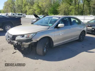 2014 Honda Accord Sport with VIN 1HGCR2F5XEA027873, listed as a Copart auction lot 53905295 with 112,097 mi miles and Salvage Title. Bid and sale history available at DreamBid. Image 1.