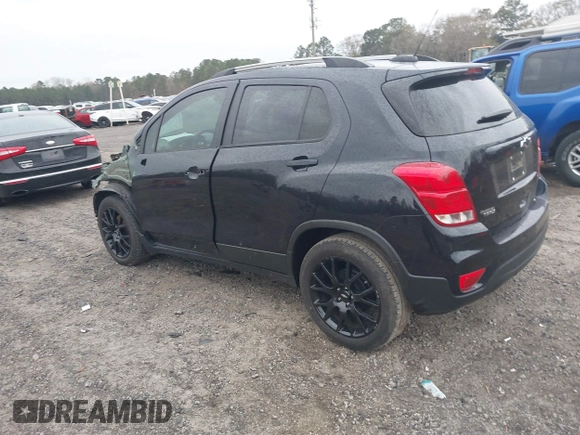 2022 Chevrolet Trax LT with VIN KL7CJLSM1NB513245, listed as a IAAI auction lot 41281243 with 23,686 mi miles. Bid and sale history available at carsss.com. Image 3.