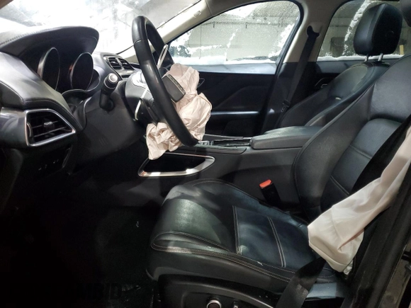 2020 Jaguar F-Pace 30t Prestige with VIN SADCK2GX5LA632775, listed as a Copart auction lot 46802965 with 60,359 mi miles and Salvage Title. Bid and sale history available at DreamBid. Image 7.