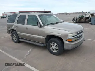 2002 Chevrolet Tahoe LS with VIN 1GNEK13Z02R170896, listed as a IAAI auction lot 41882778 with 261,825 mi miles and . Bid and sale history available at DreamBid. Image 1.