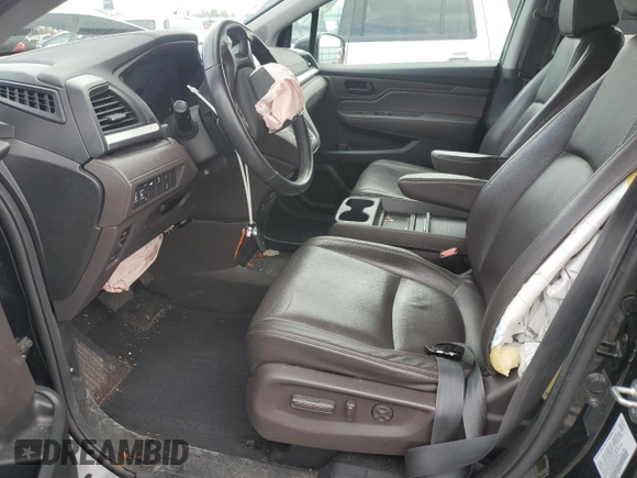 2019 Honda Odyssey EX-L with VIN 5FNRL6H70KB132716, listed as a Copart auction lot 52770195 with Not Provided miles and Salvage Title. Bid and sale history available at DreamBid. Image 7.