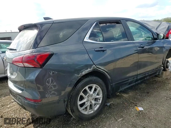 2023 Chevrolet Equinox LT with VIN 3GNAXKEG0PS156762, listed as a Copart auction lot 55434295 with 36,898 mi miles and Salvage title. Bid and sale history available at DreamBid. Image 14.
