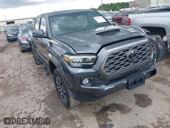 2022 Toyota Tacoma SR5 with VIN 3TMAZ5CN6NM186713, listed as a IAAI auction lot 42607719 with 60,704 mi miles and . Bid and sale history available at DreamBid. Image 1.