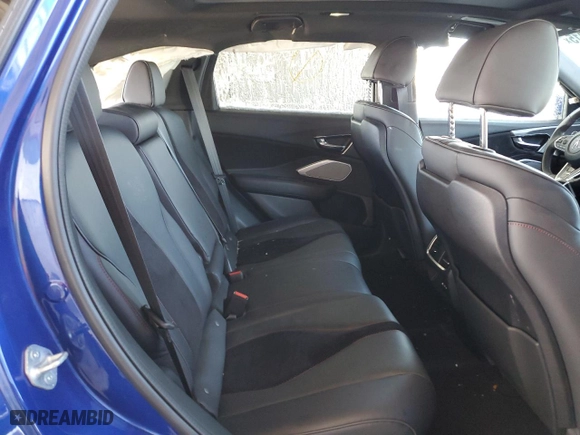 2023 Acura RDX w/A-Spec Package with VIN 5J8TC2H63PL001498, listed as a Copart auction lot 44694815 with 28,569 mi miles and Salvage Title. Bid and sale history available at carsss.com. Image 11.