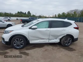 2022 Honda CR-V EX-L with VIN 7FARW2H83NE024124, listed as a IAAI auction lot 42062332 with 18,413 mi miles and . Bid and sale history available at DreamBid. Image 14.