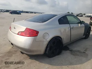 2003 Infiniti G35 w/Leather with VIN JNKCV54E53M200398, listed as a Copart auction lot 53337494 with 224,974 mi miles and Salvage Title. Bid and sale history available at DreamBid. Image 3.