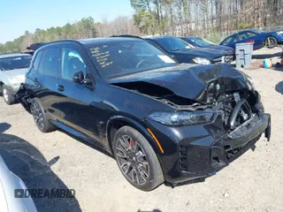 2025 BMW X5 xDrive40i with VIN 5UX23EU04S9Y93875, listed as a IAAI auction lot 41784475 with 1 mi miles. Bid and sale history available at carsss.com. Image 1.