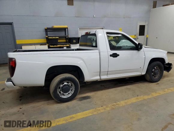 2006 GMC Canyon Work Truck with VIN 1GTCS148268248628, listed as a Copart auction lot 75237754 with 0 mi miles and Salvage Title. Bid and sale history available at carsss.com. Image 3.