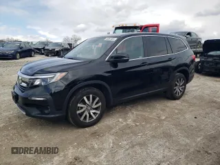 2022 Honda Pilot EX-L z VIN 5FNYF6H55NB017129, wystawiony jako Copart lot #50381065 z przebiegiem 59 828 mil mil oraz Szkoda całkowita • Salvage title. Historia ofert i sprzedaży dostępna na DreamBid. Obrazek 1.
