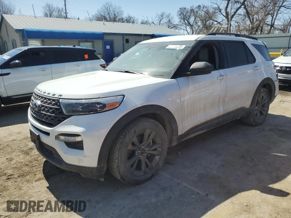 2021 Ford Explorer XLT with VIN 1FMSK8DH5MGA69048, listed as a Copart auction lot 47108515 with 41,417 mi miles and Salvage Title. Bid and sale history available at DreamBid. Image 1.