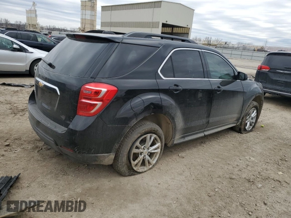 2017 Chevrolet Equinox LT with VIN 2GNALCEK6H1532903, listed as a Copart auction lot 44352855 with 87,971 mi miles and Salvage Title. Bid and sale history available at carsss.com. Image 3.