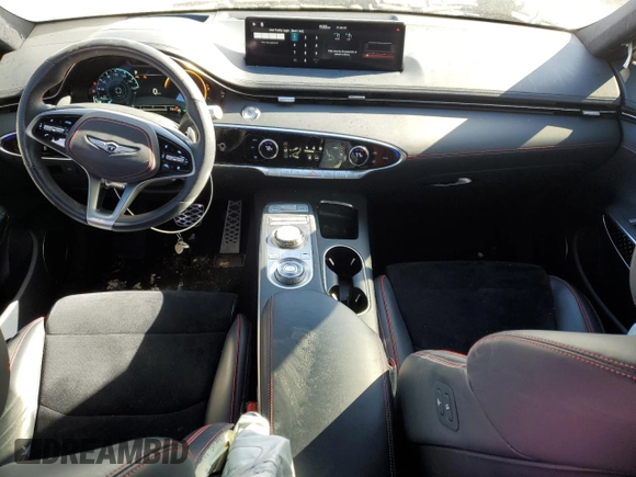 2022 Genesis GV70 Sport z VIN KMUMCDTC6NU062750, wystawiony jako Copart lot #42001595 z przebiegiem 19 215 mil mil oraz Szkoda całkowita • Salvage title. Historia ofert i sprzedaży dostępna na DreamBid. Obrazek 8.