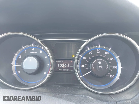 2012 Hyundai Sonata Limited with VIN 5NPEC4AC2CH413218, listed as a IAAI auction lot 41909231 with 231,981 mi miles and . Bid and sale history available at DreamBid. Image 7.